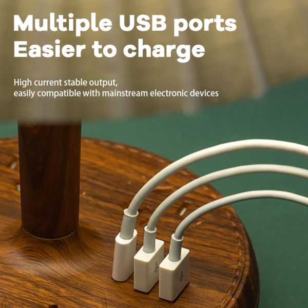 Usb Charging Port Led Desk Lamp Type C Modern Office Lighting Solution