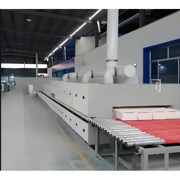 Continuous Firing Cycle Roller Kiln with Customized Loading Pattern and Natural Gas Heating Fuel
