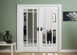 Luxury Interior PVC Coated MDF Wood Composite Door For Rooms