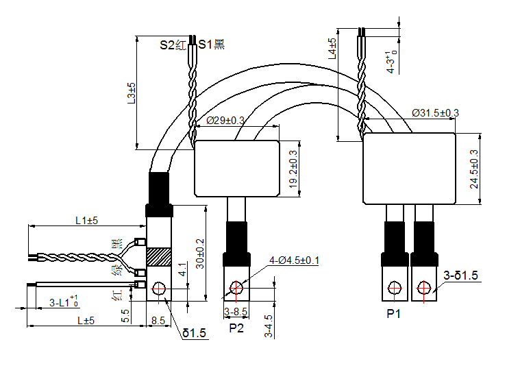 All In One PT Mini Current Transformer High Insulation Ability with Shunt