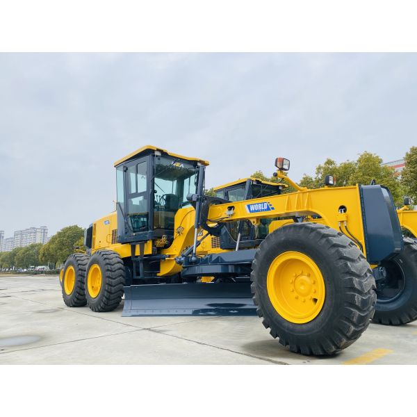 Komatsu 97kw Heavy Machinery Motor Grader With Air Conditioning