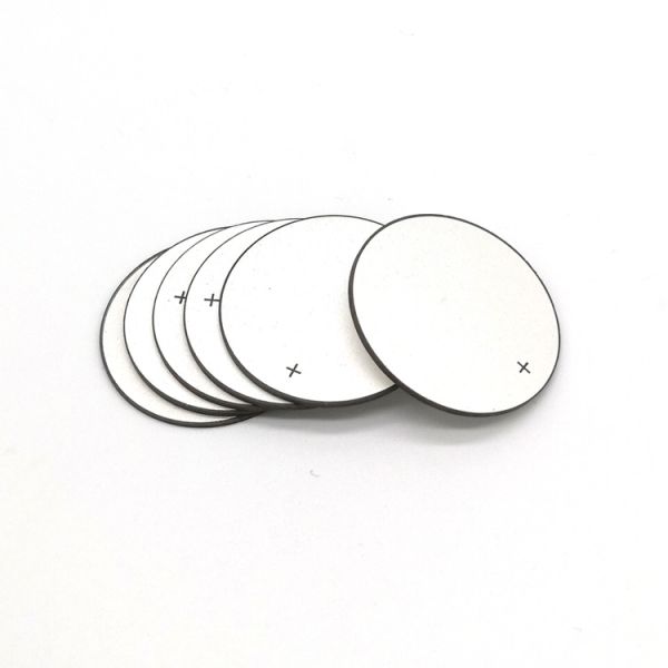 Piezo Vibration Piezoelectric Effect Materials , Circular Piezoelectric Transducer Materials