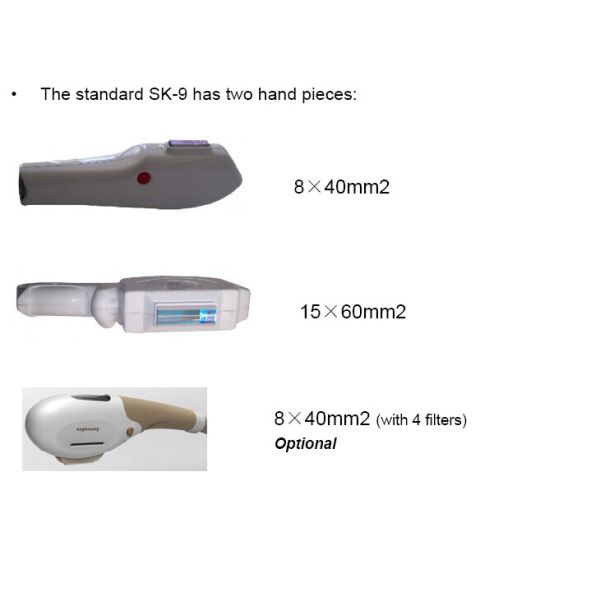 640nm - 950nm Elight IPL SHR Hair Removal Machine with 15 Languages