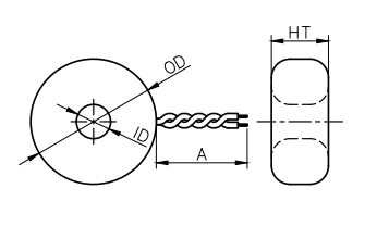 Mini current transformer Linear Output Current Transformer for Instrument Component