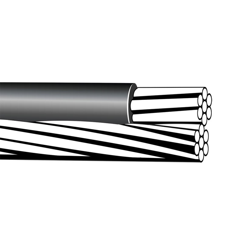 0.6/1kV XLPE Insulated ABC Cable Aerial Bundled Cable with Customized Length for Overhead Applications