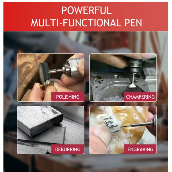 65000 RPM Jewelry Engraving Machine Micro Air Die Grinder 1/8" 3mm