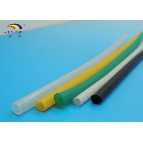 High Voltage Resistant Rubber Resin Soft Silicone Rubber Tube / Pipes Multi Color for Customized