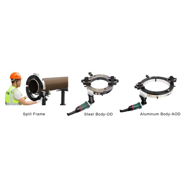 18"–24" Split Frame Pipe Cutting Machine with Cold Cutting Technology and Split Frame Advantage for Precision Pipeline Maintenance