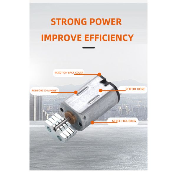 Farad Customization Durable Plastic Gearbox Mini Micro Brushed Dc Motor For Smart Lock Door