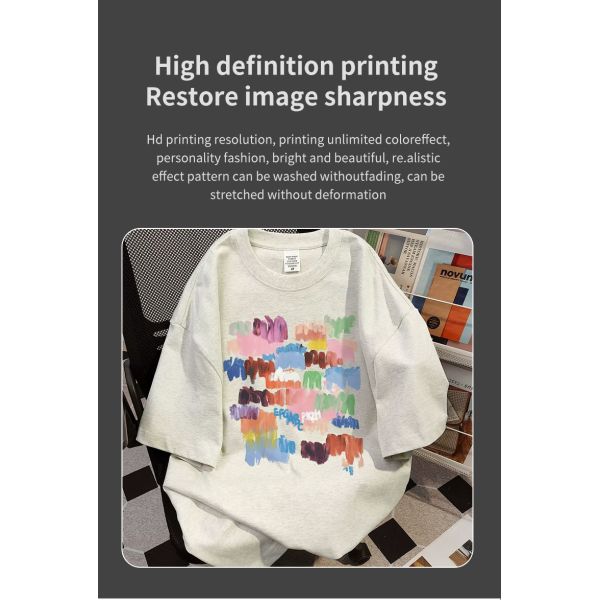 KECAI A3 Original Epson Printhead XP600 Automatic DPI 330mm Printing Machine DFT Printer for T Shirt All Cloth