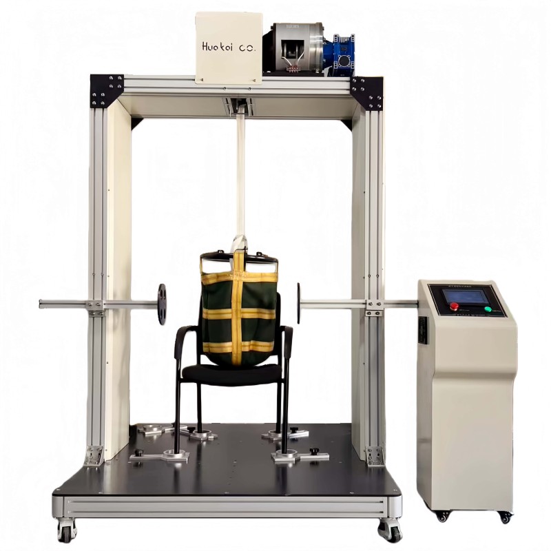 Automatic Chair Seat Durability Impact Testing Machine PLC Control for Furniture Manufacturer Quality Control
