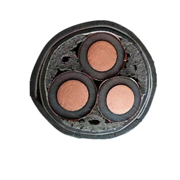 8.7/15KV Copper Conductor XLPE Insulated PVC Sheathed Power Cable 3 Core