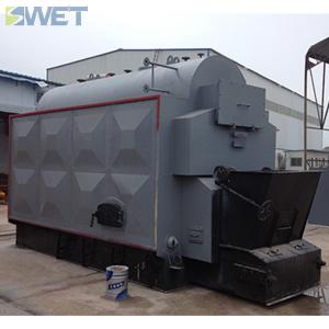 China DZH Solid Fuel Fired Steam Boiler 1 Ton Industrial Coal Biomass Wood Pellet Chip Firewood on sale