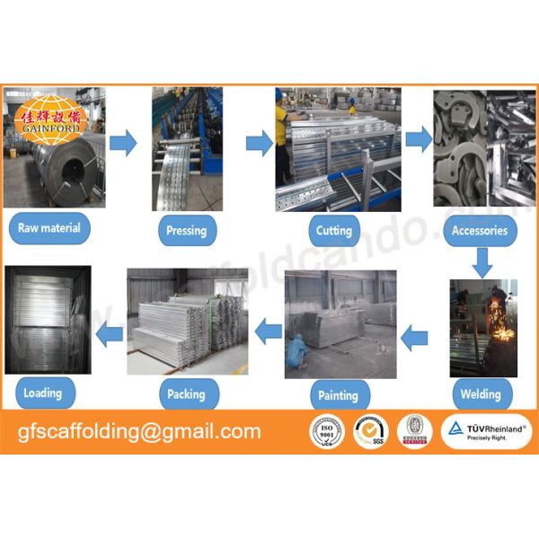 Scaffolding steel plank with 43mm 50mm hooks with 600mm 1800mm for scaffolding projects