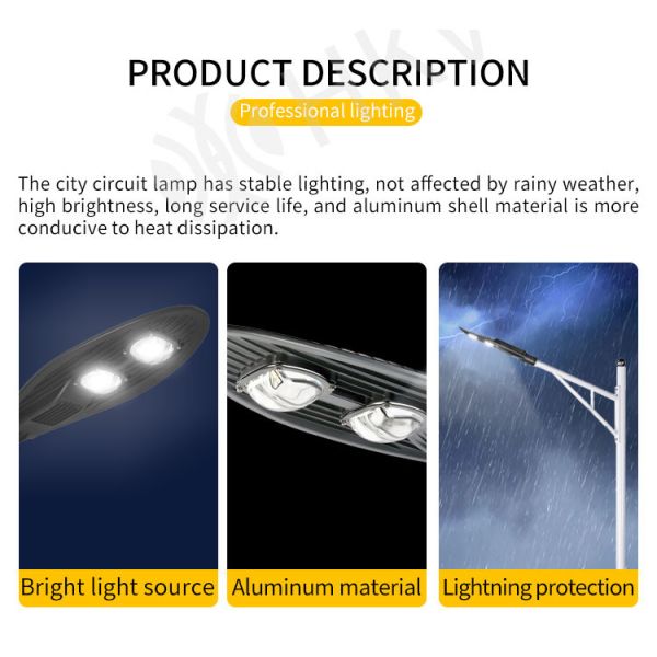 2700~7000K Waterproof LED Street Lights Road Flood Garden Spot Lamp Outdoor Lights