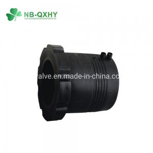 China Electrofusion Weld HDPE Flange Adapter Fittings Pipe SDR11 for Black and 90deg Lateral on sale