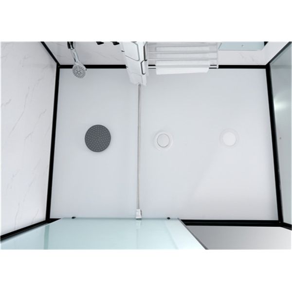 Shower Cabins White Acrylic ABS Tray 1700*1200*2150mm black aluminium
