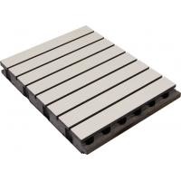 Buy cheap Sound Absorption Wooden Grooved Acoustic Panel Polyester Melamine Diffuser product