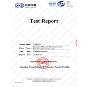 Shenzhen Muye Precision Control Electromechanical Co., Ltd Certifications