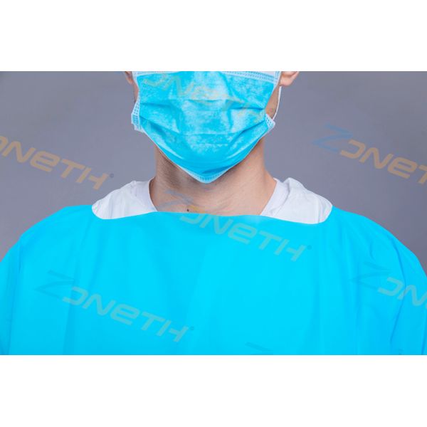 PP CPE Waterproof Worker 35g Disposable Plastic Gown