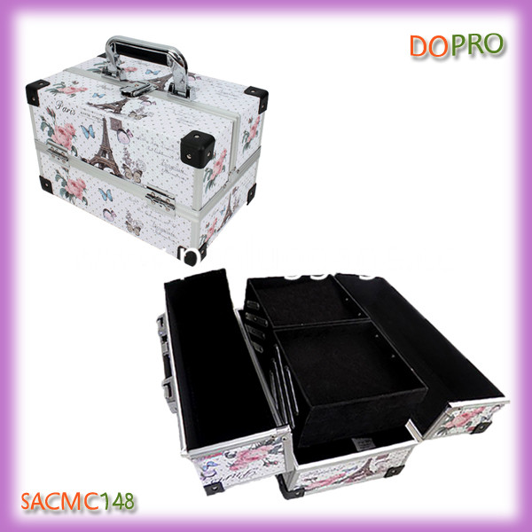 New design twinkle uv printing portable makeup case (SACMC148)