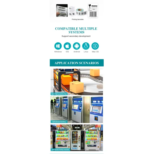 Compact Barcode Scan Engine with 1 Year Warranty 1.2m Drop Height and 3.5g Weight for Reliable Scanning