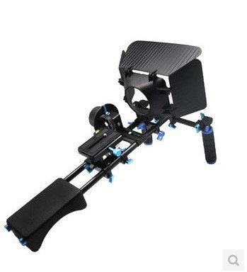 DSLR Rig Set Movie Kit withshoulder mount rig Matte Box And follow focus