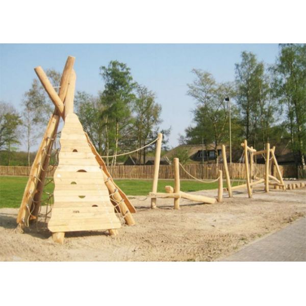 Corrosion Resistance Log Amusement Park Equipment Theme Playsets