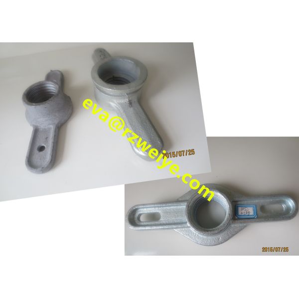 Hot galvanized Scaffolding Accessories forged / cast screw jack nut φ38 / φ34mm