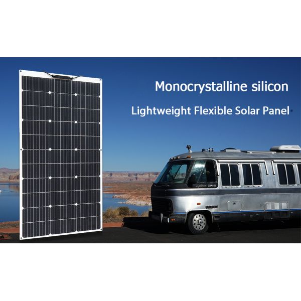 Waterproof 100W Monocrystalline Solar Panel with High Conversion Efficiency and Flexible Design