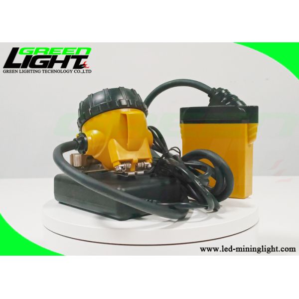 Anti Explosive Coal Mining Cap Lamp 25000lux Brightness For Underground Mining
