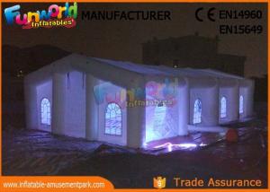 China Factory Dome Cube Inflatable Party Tent With LED Lighting Customized Color on sale