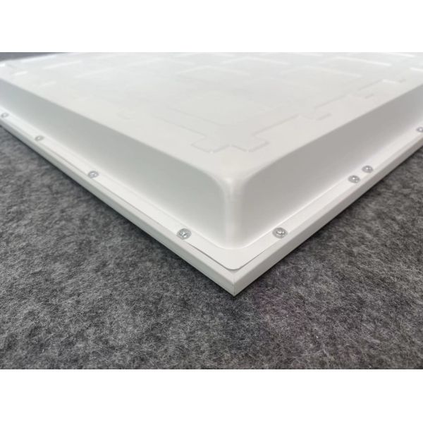 2x2FT LED Flat Panel Troffer Light, 40W 5000K Recessed Back-Lit Drop Ceiling Light 0-10V Dimmable