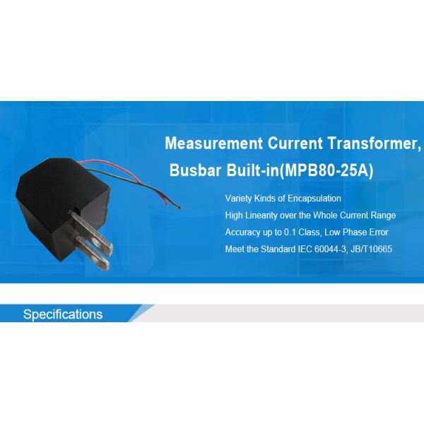 Screw Fixing Mini Busbar Current Transformers 100A Primary Current for SMPS
