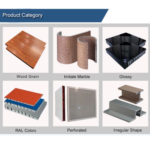 Interior Facade Wall Ceiling Cladding Decorative Aluminum Aluminium Composite Honeycomb Panel