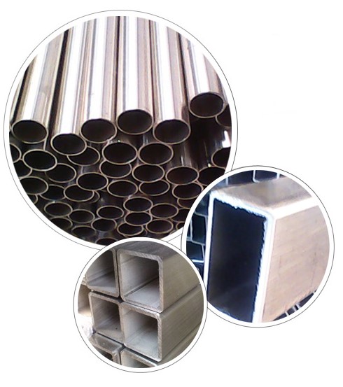 PLC control Hollow 201 304 Stainless Steel Pipe Making Machine 1-15m/min