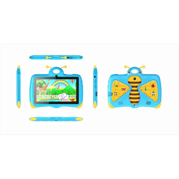 Capacitive Screen 2GB Memory Capacity 7 Inch Quad-Core HD Educational Tablet for Kids WiFi Android 13 OS OEM Product