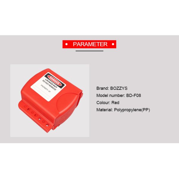 BOSHI Customized Color Adjustable Safety Ball Valve Lockout Devices