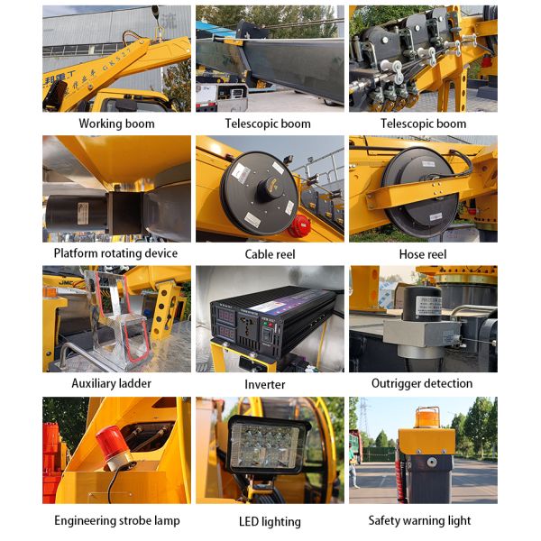 JMC Truck Mounted 27m Telescoping Aerial Work Platform/Hydraulic Lifting Platform