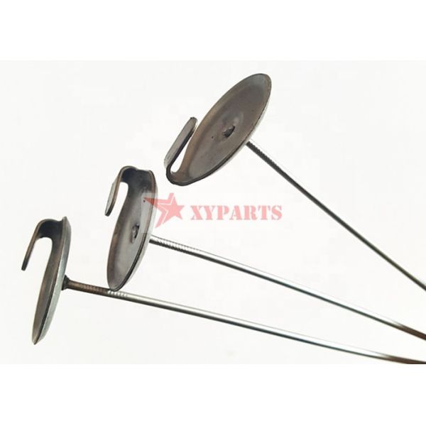 Round / Rectangular Base Metal Lacing Anchors For Removable Insulation Blanket