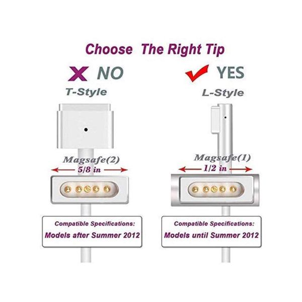 L Shape Macbook Charger Macbook Air Charger 45w Magsafe 2