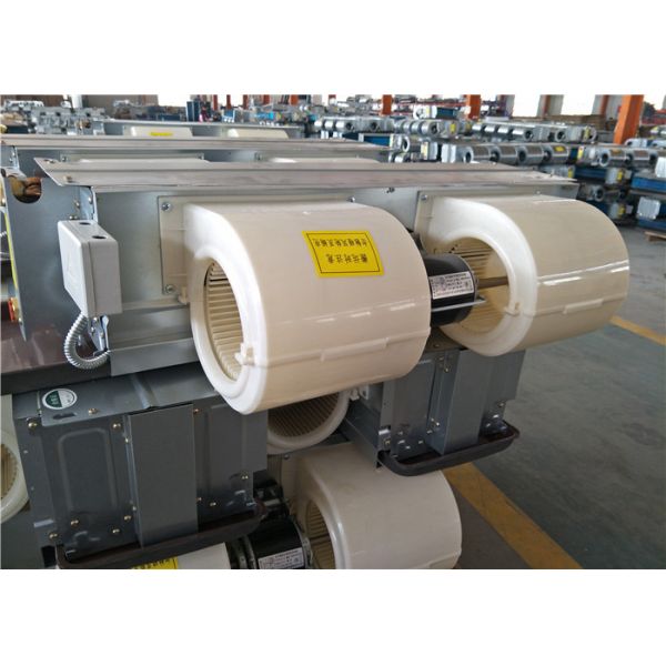 Hydronic Ceiling Cassette FCU Horizontal Concealed Fan Coil Unit For Shopping Malls