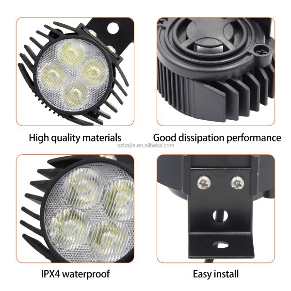 ABS Material Fashion Style Front Light Scooter Headlight Compatible with Kukirin G2 Pro & Max Electric Scooter Accessories