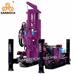 Buy cheap Hydraulic Water Well Rig Rotary Bore Hole Depth 300m Water Drilling Rig Machine product