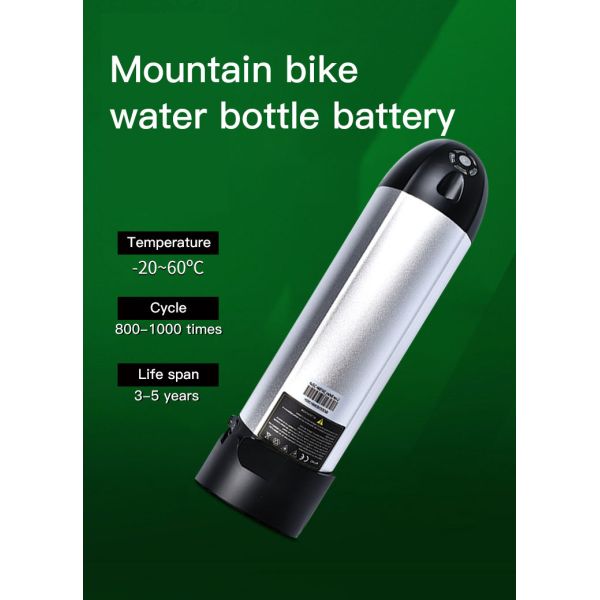 Custom E Bike Battery Pack 48v 36V 18650 Battery Ebike Bottle Style For Mountain Bicycles
