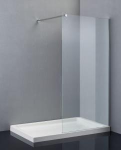 Buy cheap Anti Limescale Coating 1400mm Sliding Shower Door With Chrome Frame product