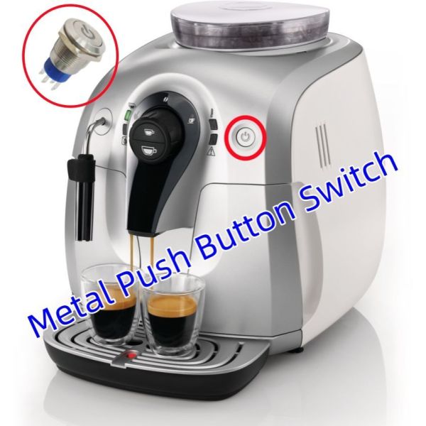 19mm Momentary Metal Push Button Switch ODM Normally Closed Push Button 500VDC