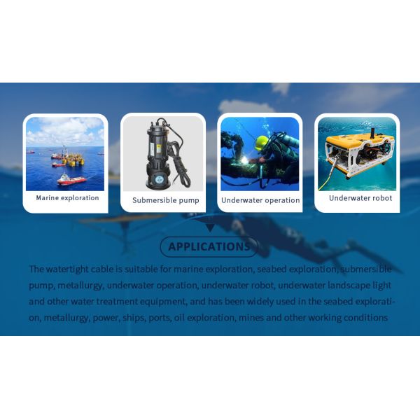 Silicon Carbide Conductor Underwater Wiring Cable for Remote Control Powerline Operation
