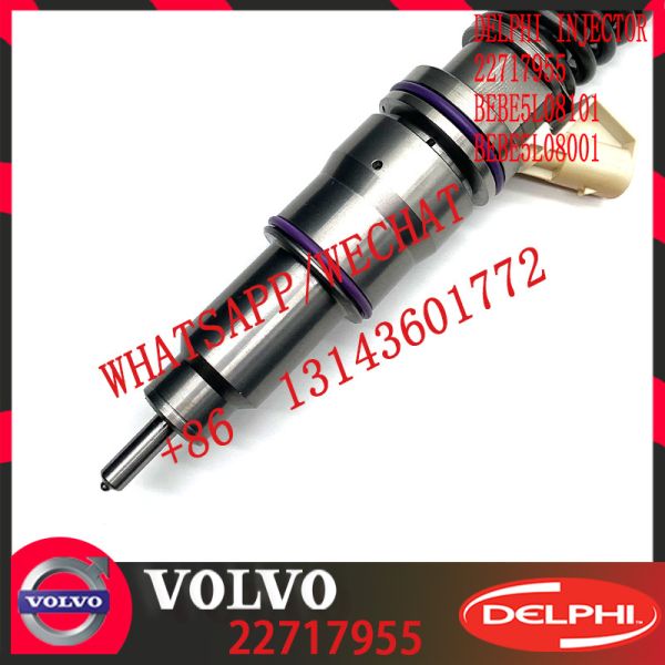 Original Common Rail Diesel Fuel Injector 22717955 BEBE5L08101 BEBE5L08001 22052772 E3.5 for V-O-L-V MD16 EURO 6