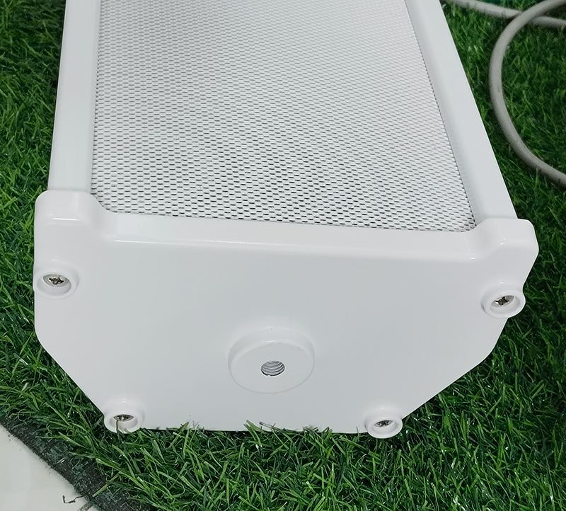 20W IP44 Waterproof Speaker Column Speaker PA System 2*4 Inch Woofer OEM ODM Durable White Color